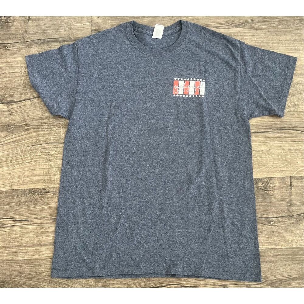Girlie Girl Originals‎ Women's Patriotic Vibes T-Shirt Size L Multicolor